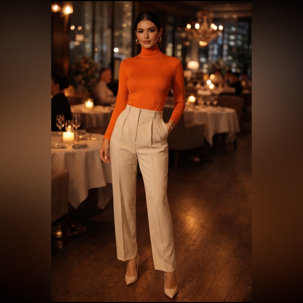 Express Orange body suit
